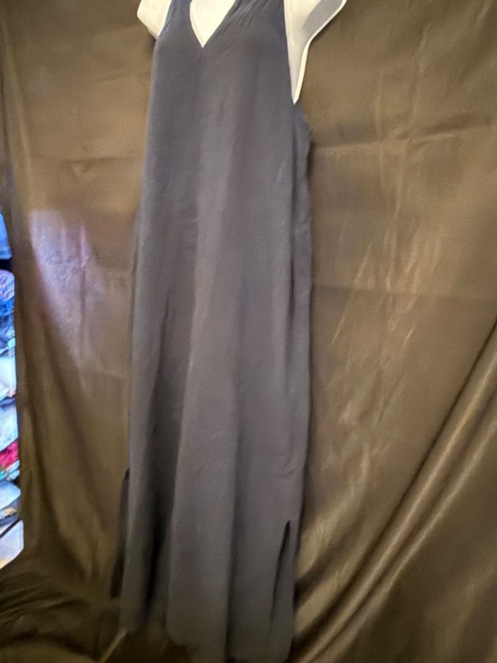 Navy Racerback Maxi Dress (XL) - Picture 7 of 12